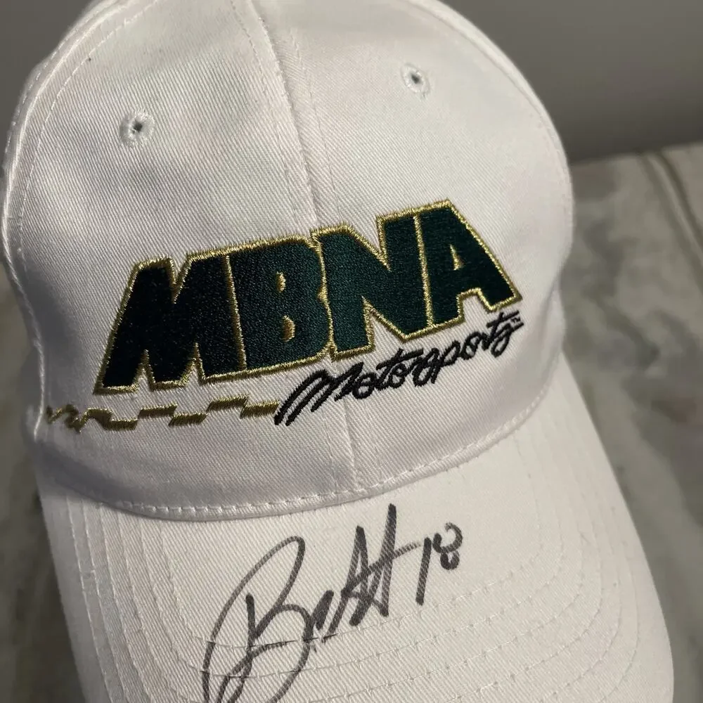 Bobby Labonte SIGNED #18 MBNA Racing Hat Rare